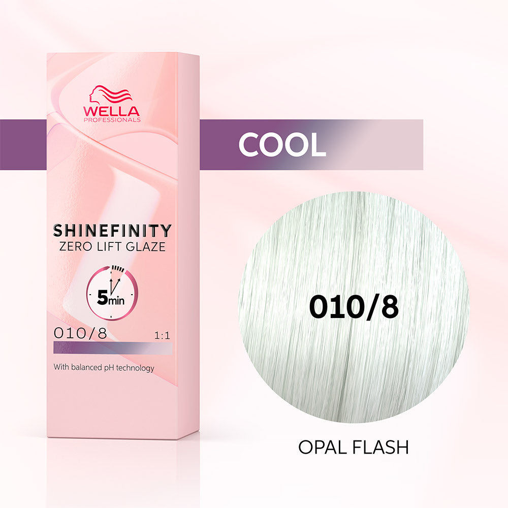 Wella Shinefinity Zero Lift Glaze Opal Flash 010/8 60ml