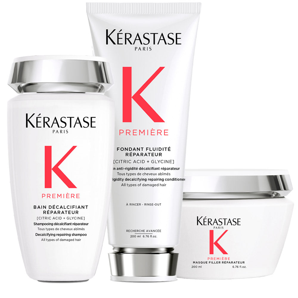 Kerastase Première Bain Décalcifiant Réparateur 250ml Fondant 250ml Masque 200ml