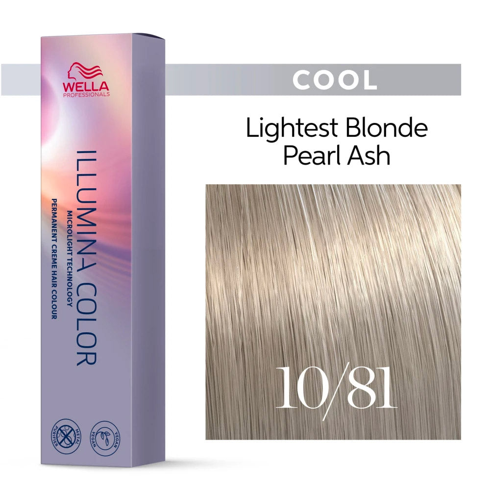Wella Illumina Color 10/81 Biondo Platino Perla Cenere 60ml