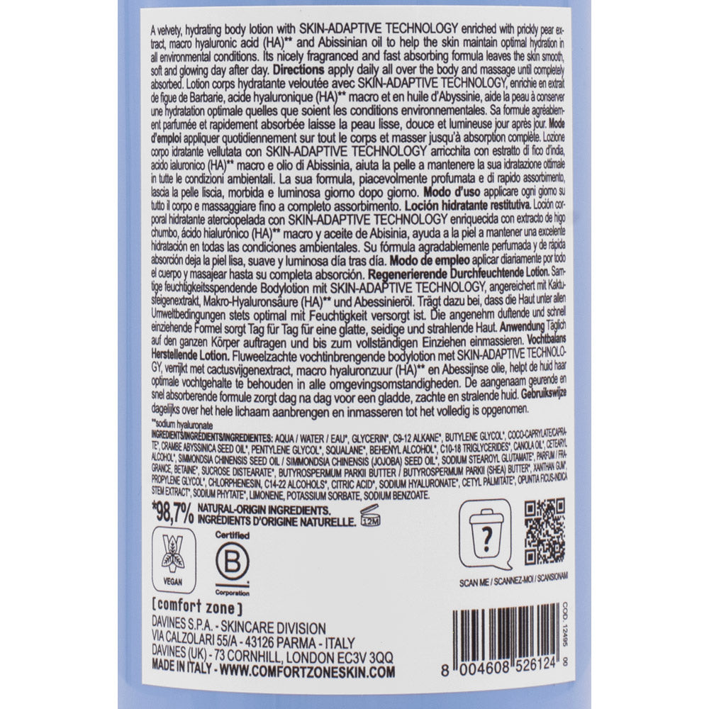 Comfort Zone Hydramemory Body Lotion 350ml - lozione idratante restitutiva