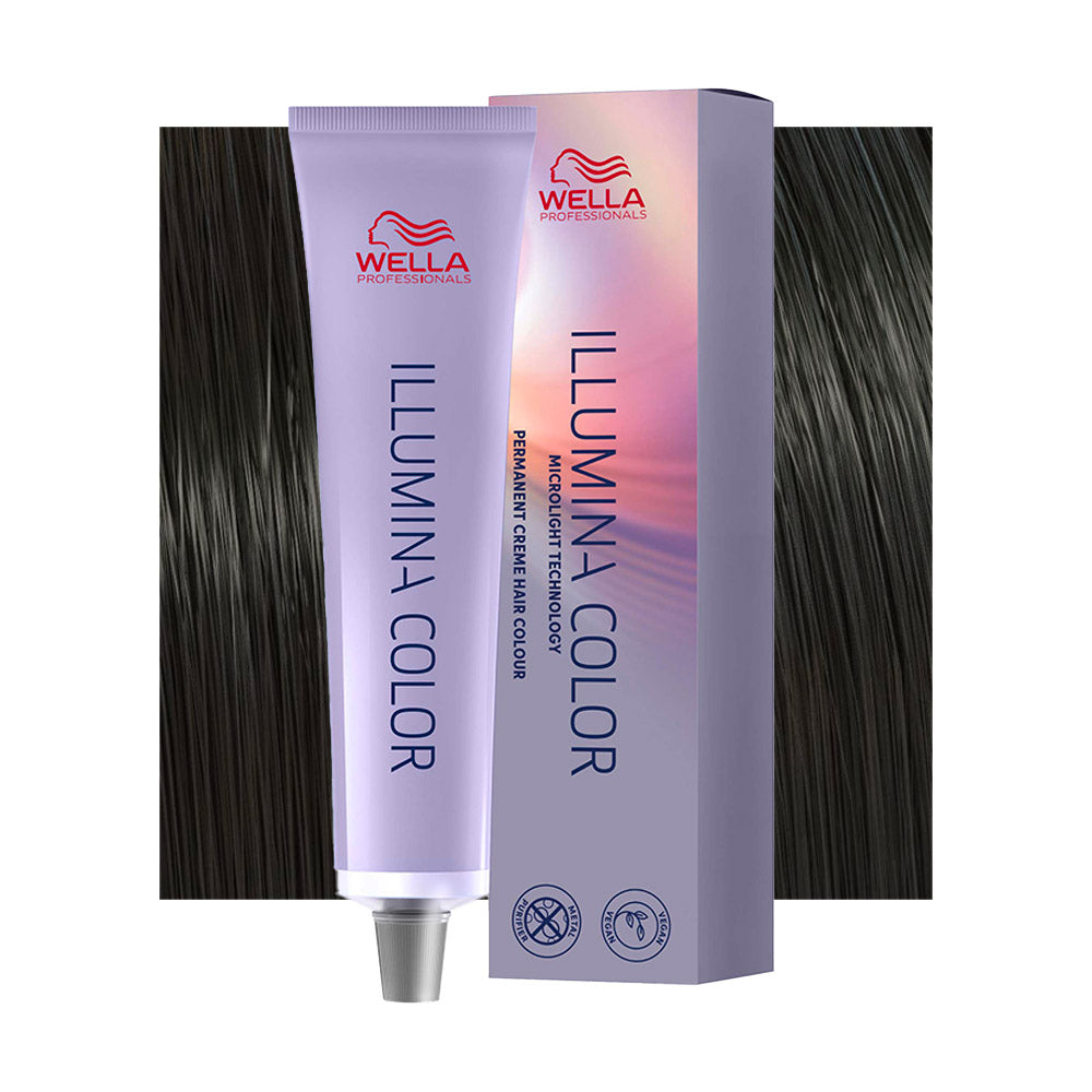 Wella Illumina Color 4/ Castano Medio Puro 60ml  - colorazione permanente