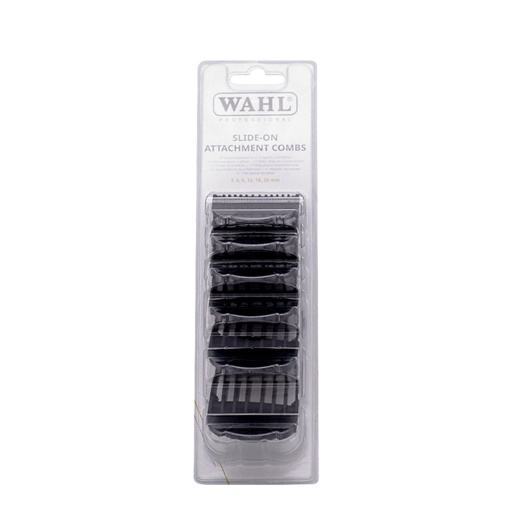 Wahl Slide on Attachment Combs 3/6/9/12/18/25 mm - set di rialzi