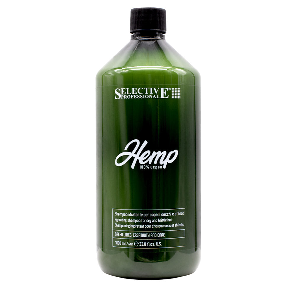 Selective Professional Hemp Shampoo 1000ml - shampoo idratante