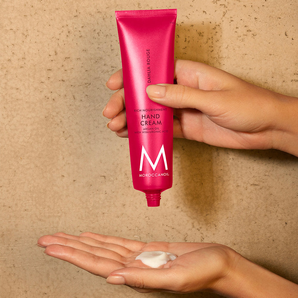 Moroccanoil Dahlia Rouge Hand Cream 100ml - crema mani