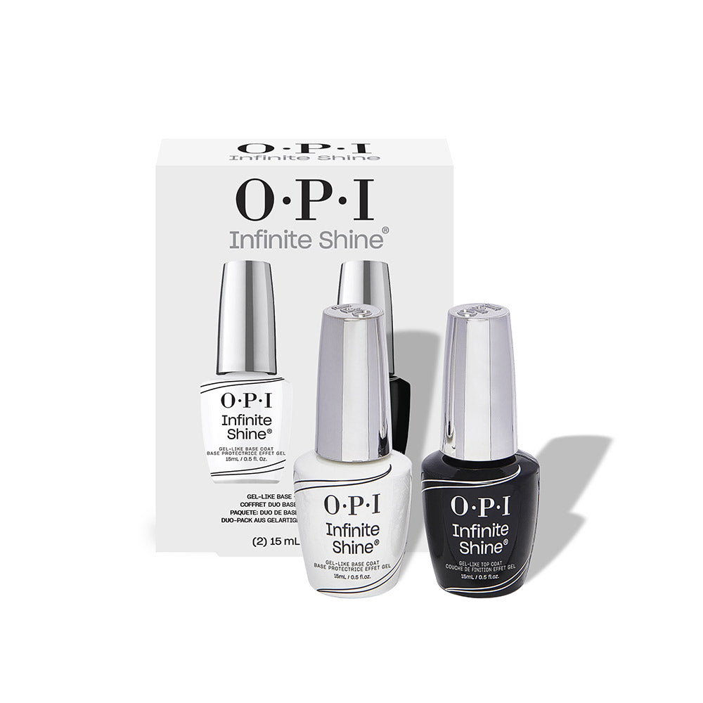 OPI Infinite Shine Coffret Base 15ml + Top Coat 15ml  - cofanetto