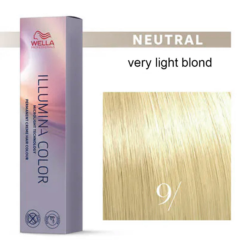 Wella Illumina Color 9/ Biondo Chiarissimo 60ml - colorazione permanente