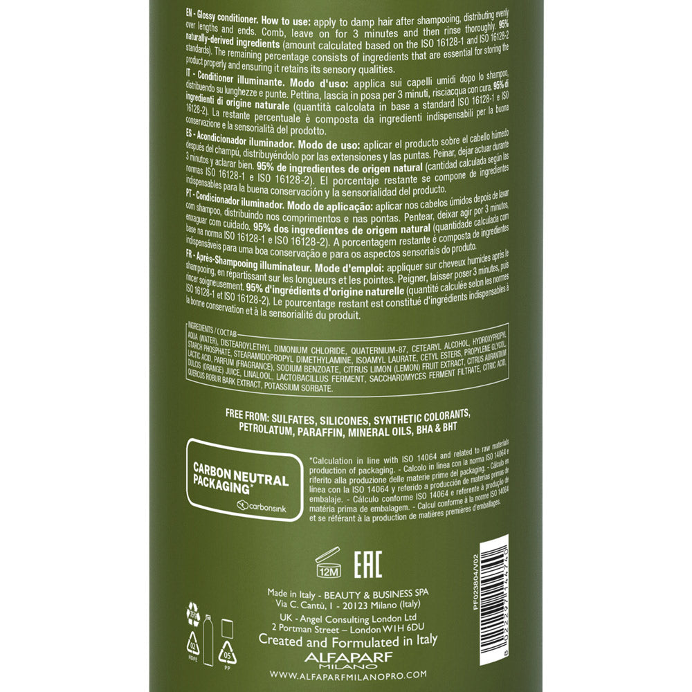 Alfaparf Milano Benvoleo Glossy Conditioner 1000ml - balsamo illuminante