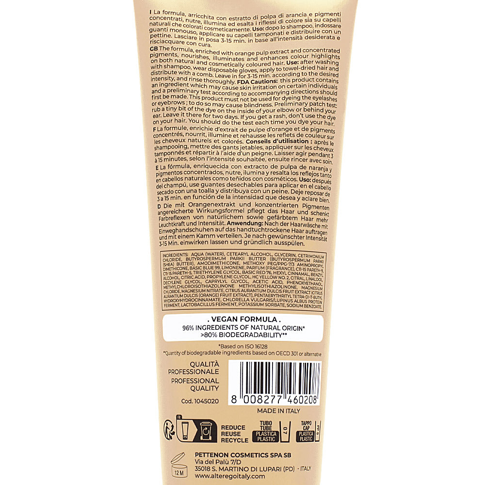 Alterego Passion Color Mask Intense Black 250ml - maschera colorante nutriente
