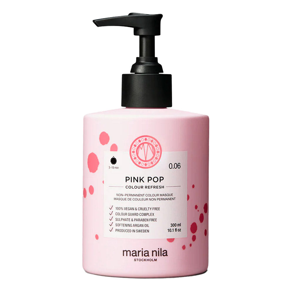 Maria Nila Colour Refresh Pink Pop 300ml - maschera colorata