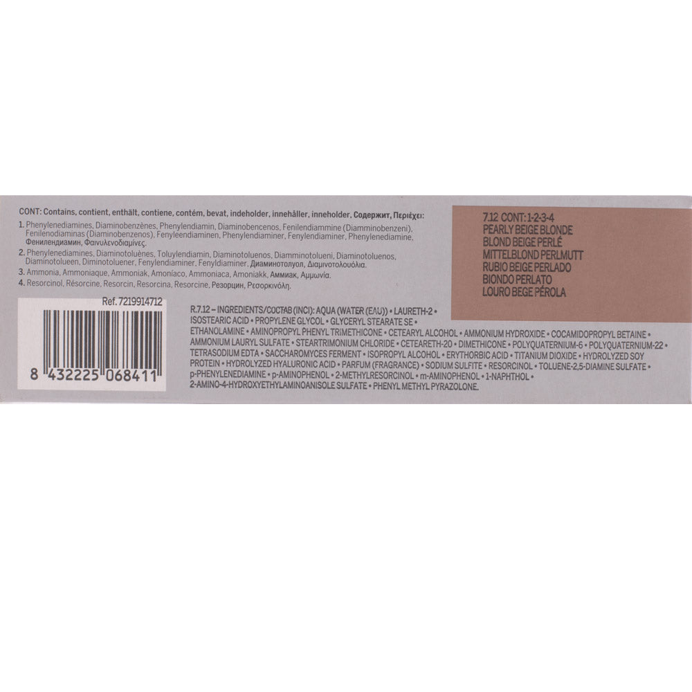 Revlon Professional Revlonissimo Colorcosmetique 7.12 60ml - colorazione permanente