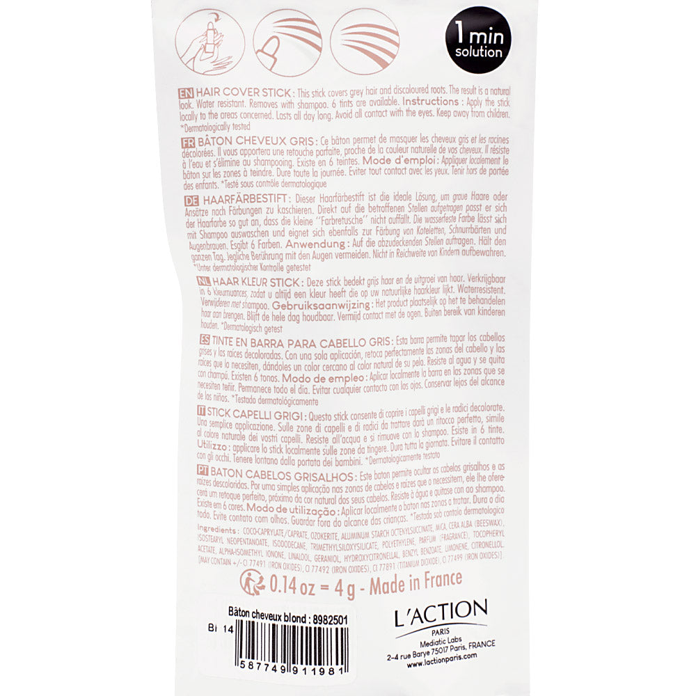 Sibel L'Action Paris Hair Cover Stick Blond Horn - stick correttore capelli