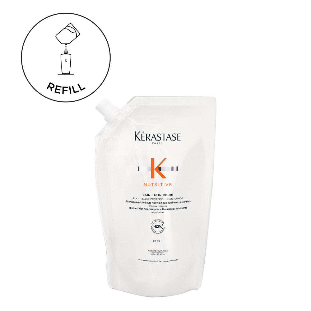 Kerastase Nutritive Bain Riche Refill 500ml - eco-ricarica shampoo nutriente