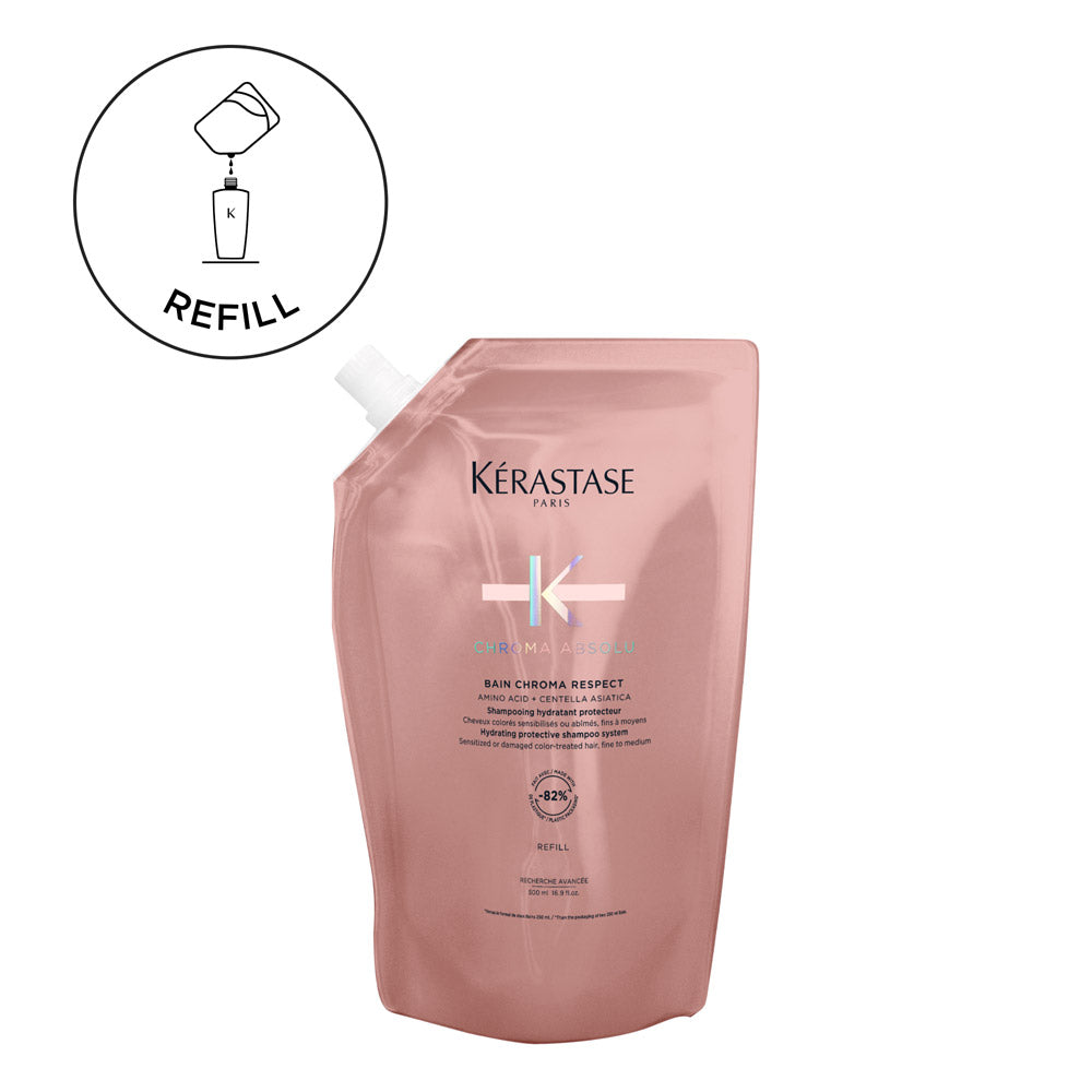 Kerastase Chroma Absolu Bain Chroma Respect Refill 500ml - eco-ricarica shampoo capelli colorati