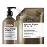 L'Oreal Paris Serie Expert Absolut Repair Molecular Shampoo 500ml  + Refill 500m