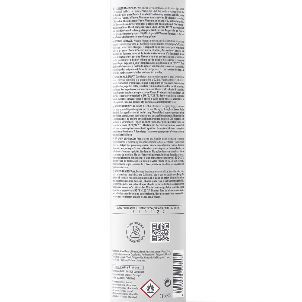 Goldwell Stylesign Working Hairspray 500ml - lacca tenuta media