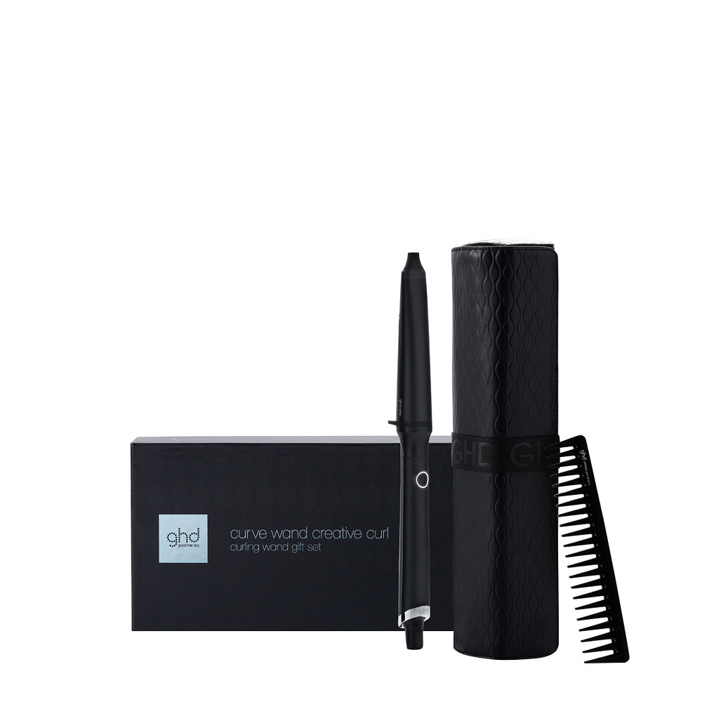 Ghd Creative Curl Wand Gift Set Xmas - ferro arricciacapelli e detangling comb