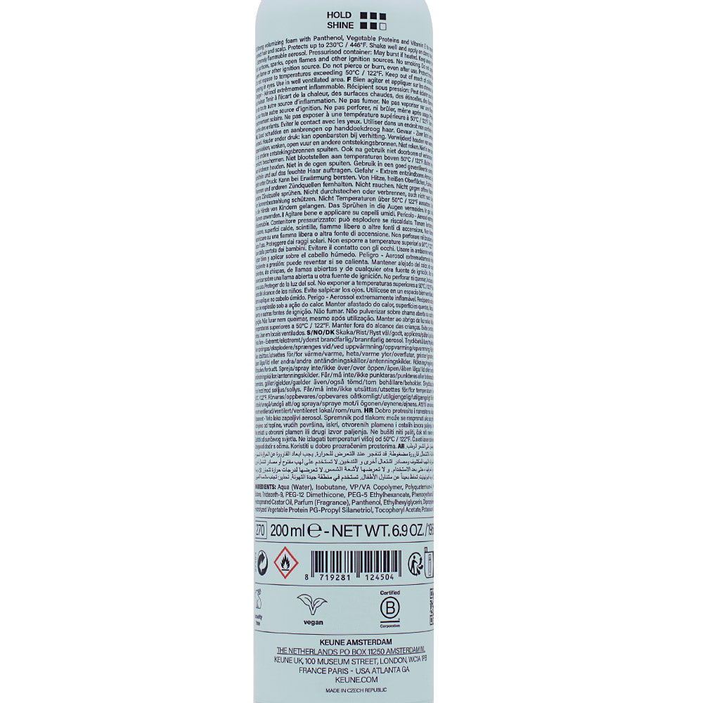 Keune Style Volume Velvet Cloud Strong Volume Foam 200ml