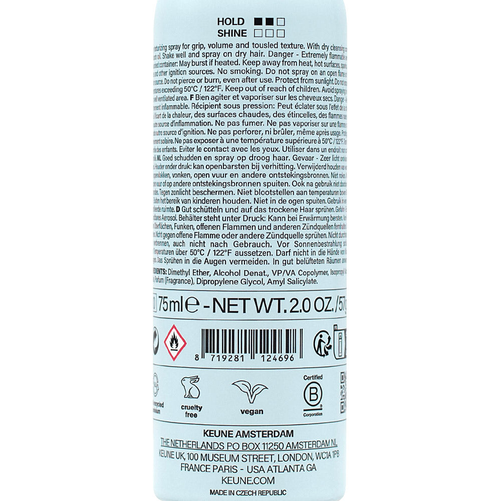 Keune Style Refresh Get A Grip Dry Texturizer Spray 75ml - spray volumizzante