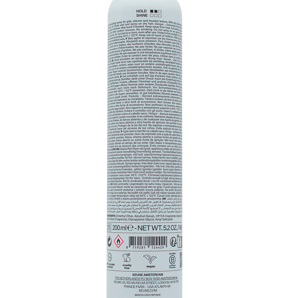 Keune Style Refresh Get A Grip Dry Texturizer Spray 200ml - spray volumizzante