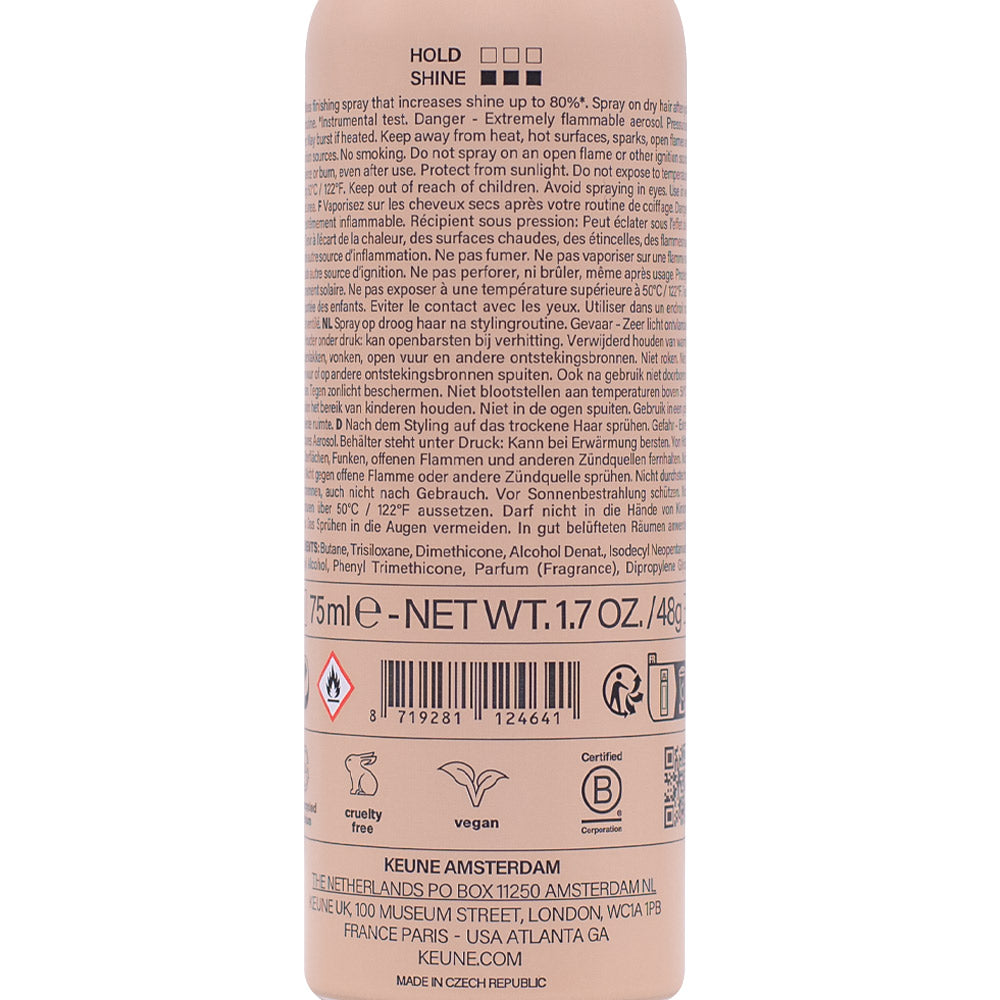 Keune Style Gloss Shine Therapy Luminosity Finishing Spray 75ml