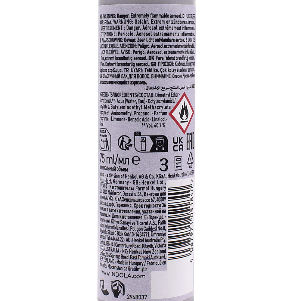 Indola Finish Flexible Hairspray 75ml - lacca tenuta flessibile