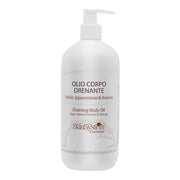 SkinSystem Draining Body Oil Sage Horse Chestnut & Orange 500ml - olio drenante