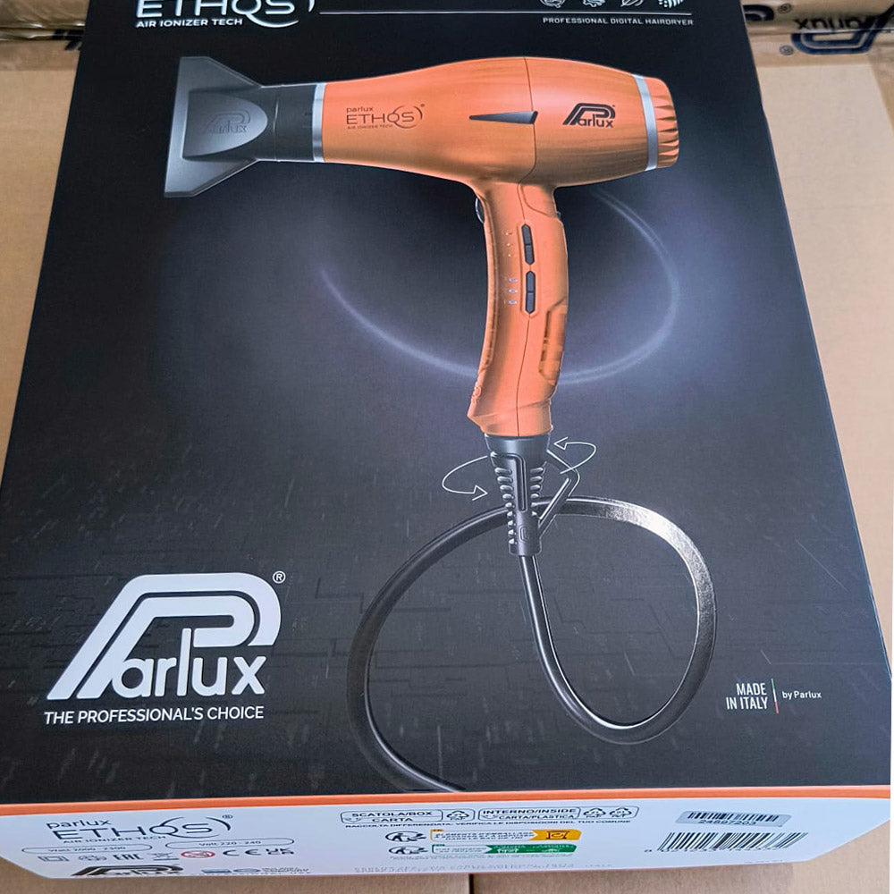 Parlux Ethos Air Ionizer Tech Orange - asciugacapelli