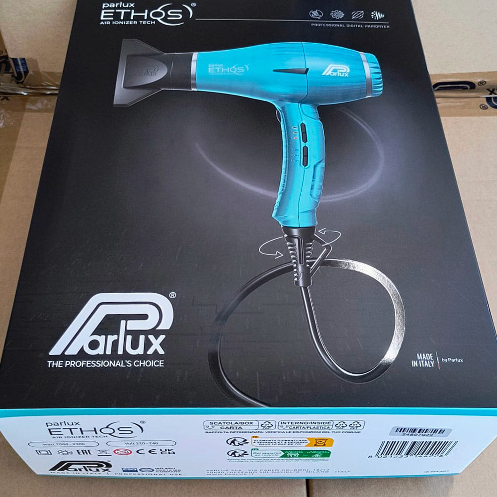 Parlux Ethos Air Ionizer Tech Azzurro Galassia - asciugacapelli