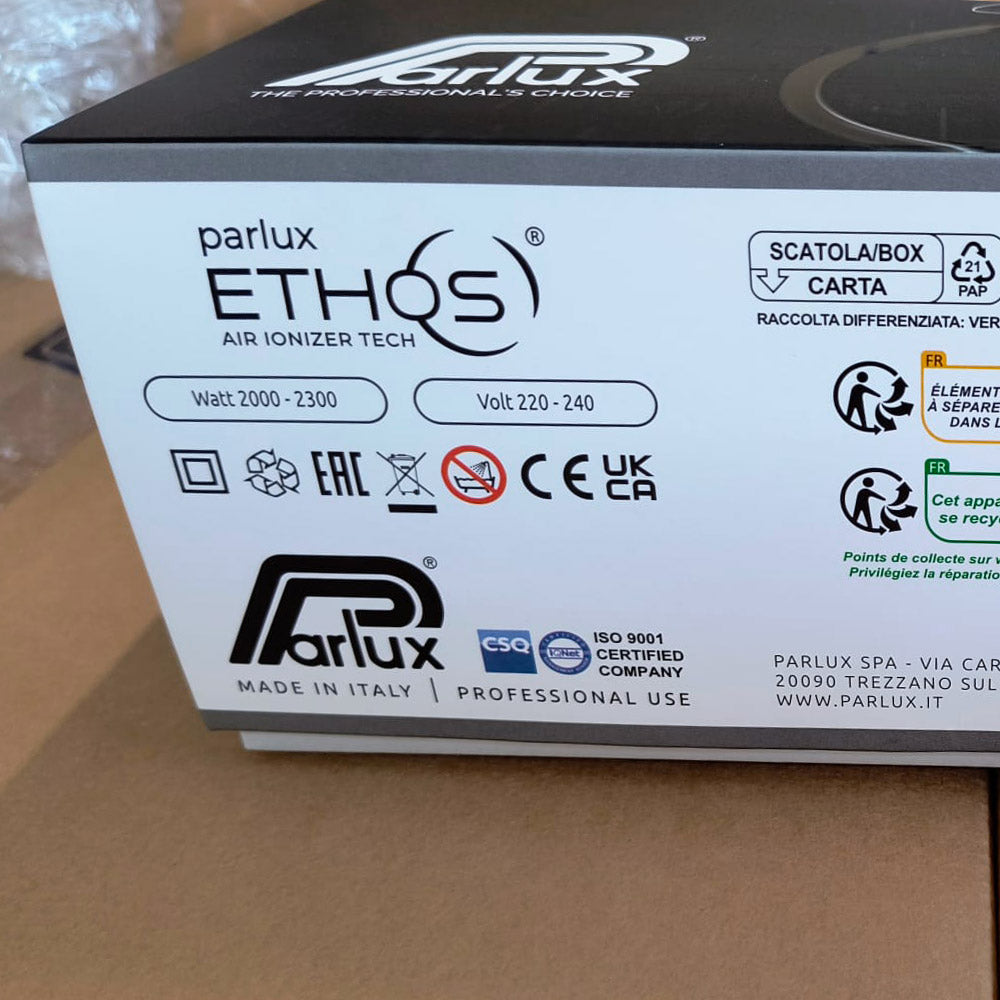 Parlux Ethos Air Ionizer Tech Antracite - asciugacapelli