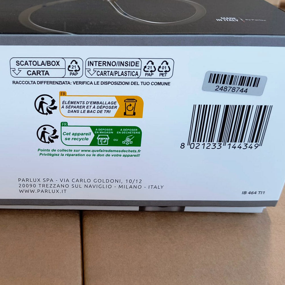 Parlux Ethos Air Ionizer Tech Antracite - asciugacapelli
