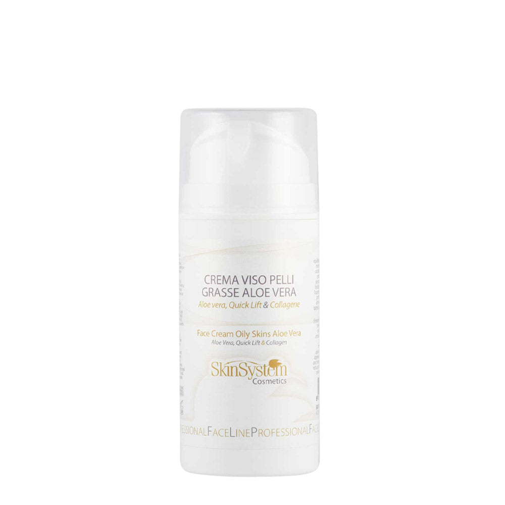 SkinSystem Face Cream Oily Skins Aloe Vera 100ml - crema viso pelli grasse
