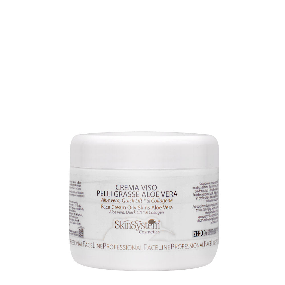 SkinSystem Face Cream Oily Skins Aloe Vera 100ml - crema viso aloe vera