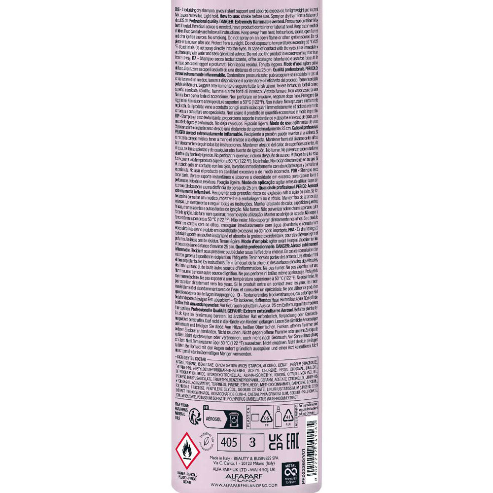 Alfaparf Milano Semi Di Lino Style&Care Texturizing Dry Shampoo 300ml
