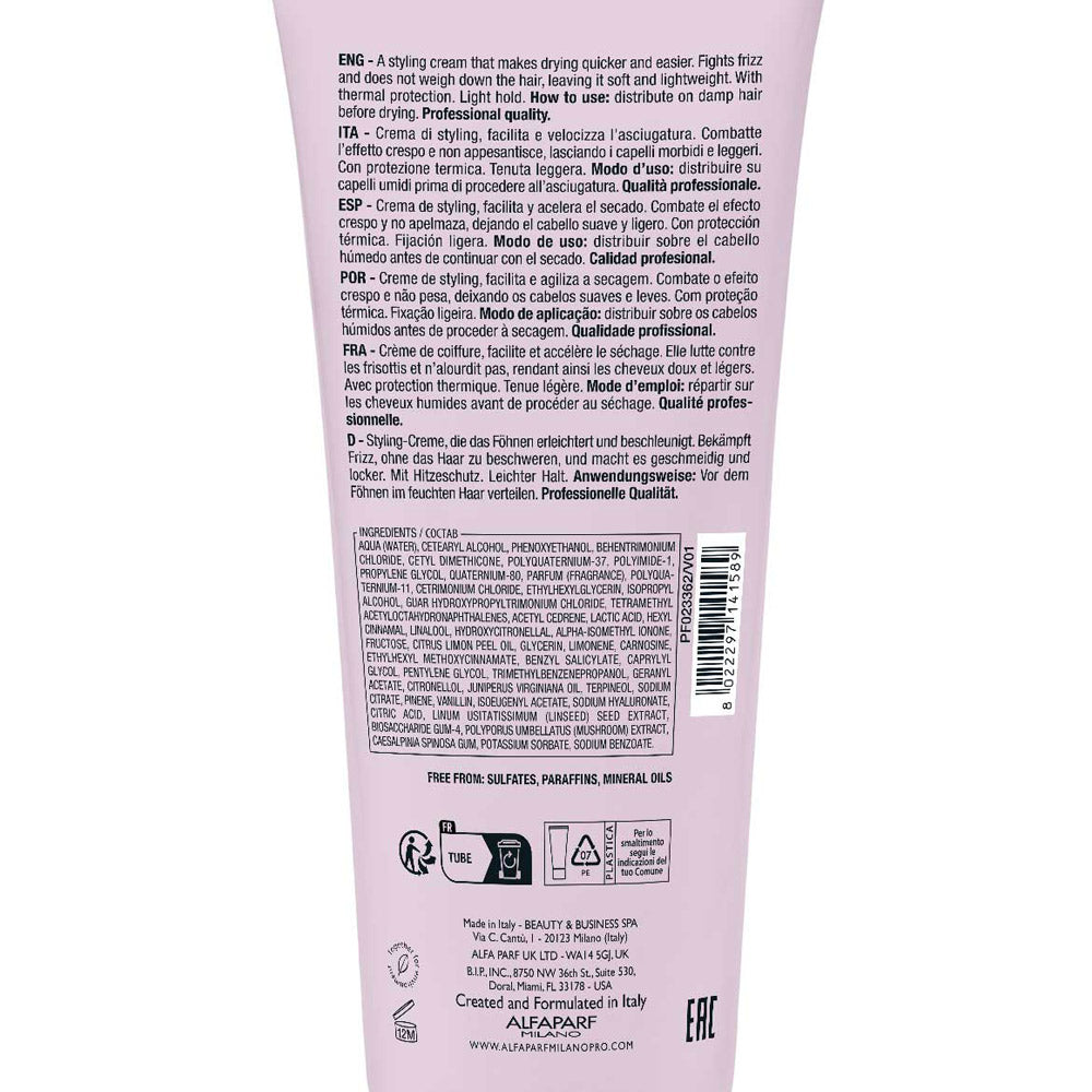 Alfaparf Milano Semi Di Lino Style&Care Blow Dry Cream 200ml