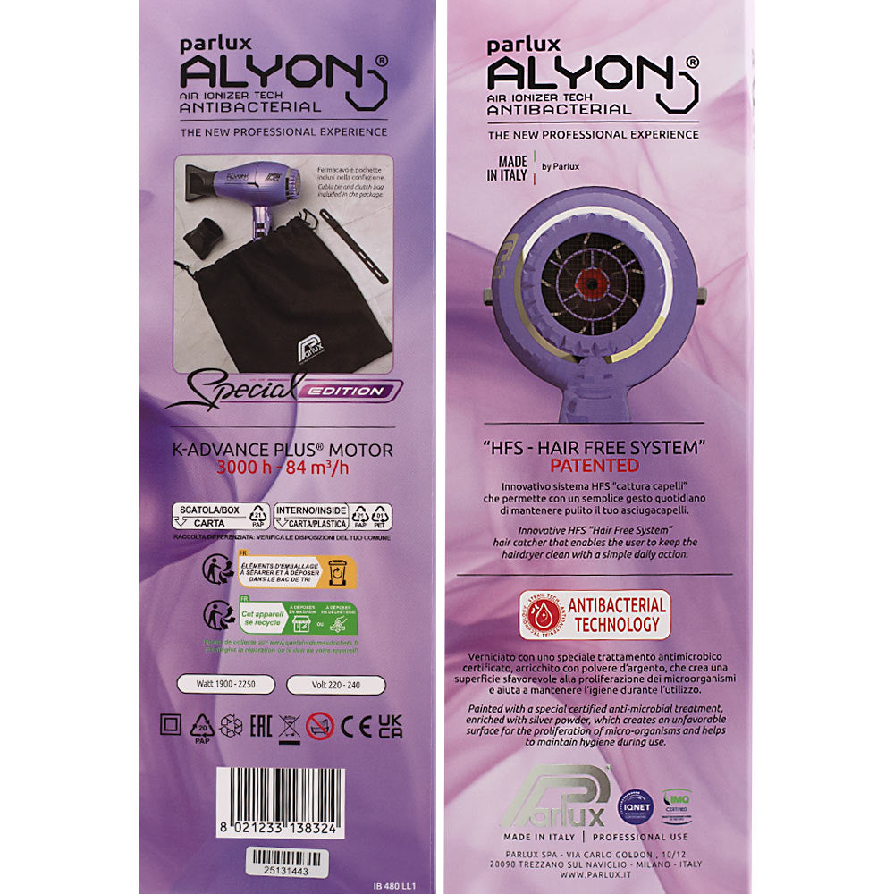 Parlux Alyon + Magic Sense Special Edition Lilla