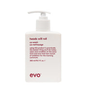 Evo Curl Heads Will Roll Cleansing Co-Wash 300ml - balsamo detergente capelli ricci