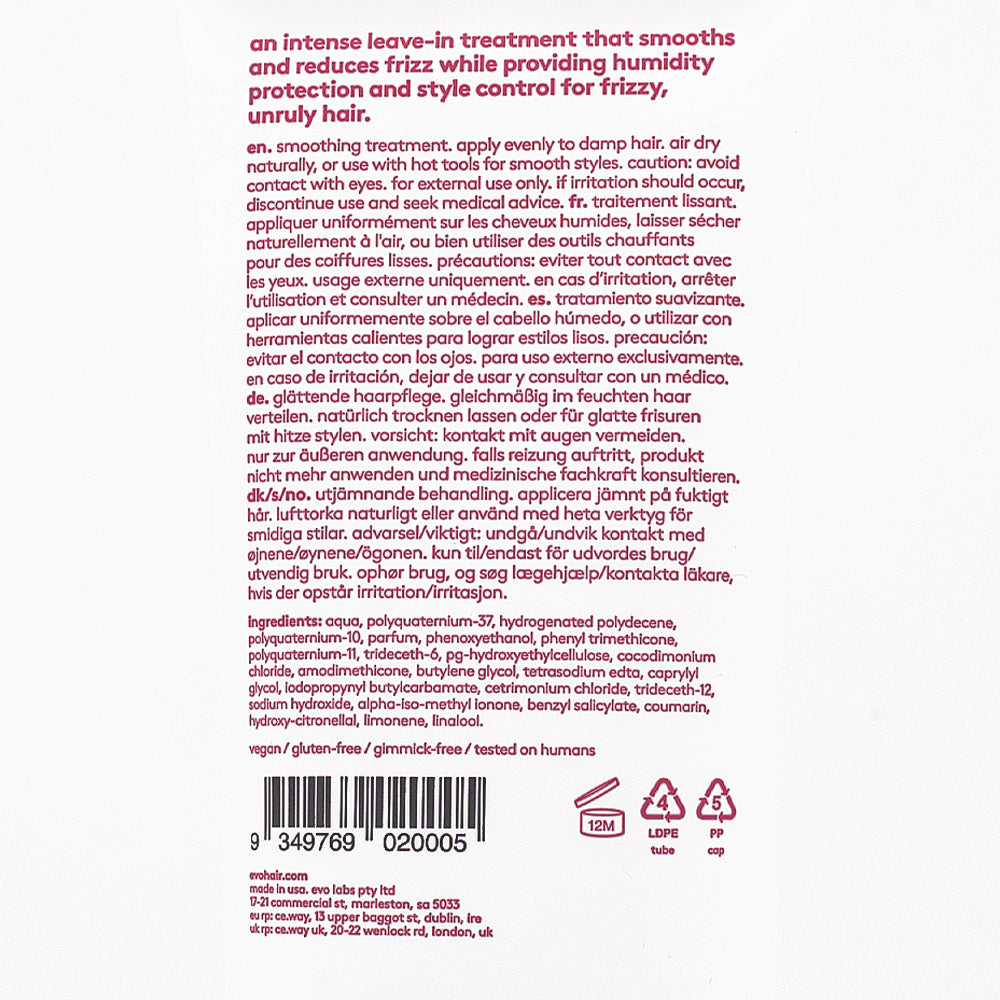 Evo Smooth Lockdown Smoothing Treatment 150ml - trattamento anticrespo