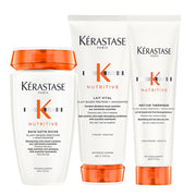 Kerastase Nutritive Lait Vital 200ml Bain Satin Riche 250ml Nectar Thermique 150ml