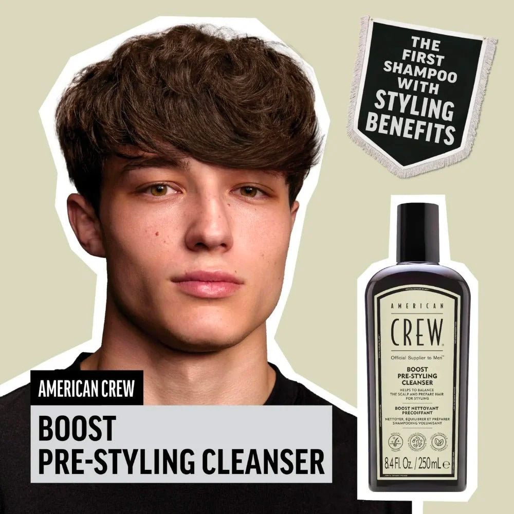 American Crew Boost Pre- Styling Cleanser 250ml - shampoo volumizzante densificante