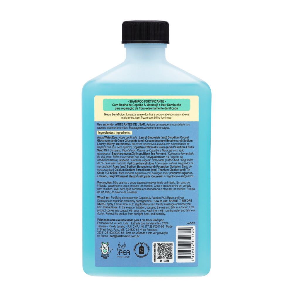 Lola From Rio Danos Vorazes Shampoo Fortificante 250ml - shampoo fortificante