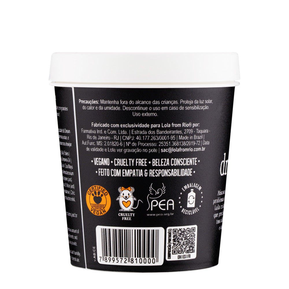 Lola From Rio Dream Cream 200gr -maschera super idratante capelli indisciplinati