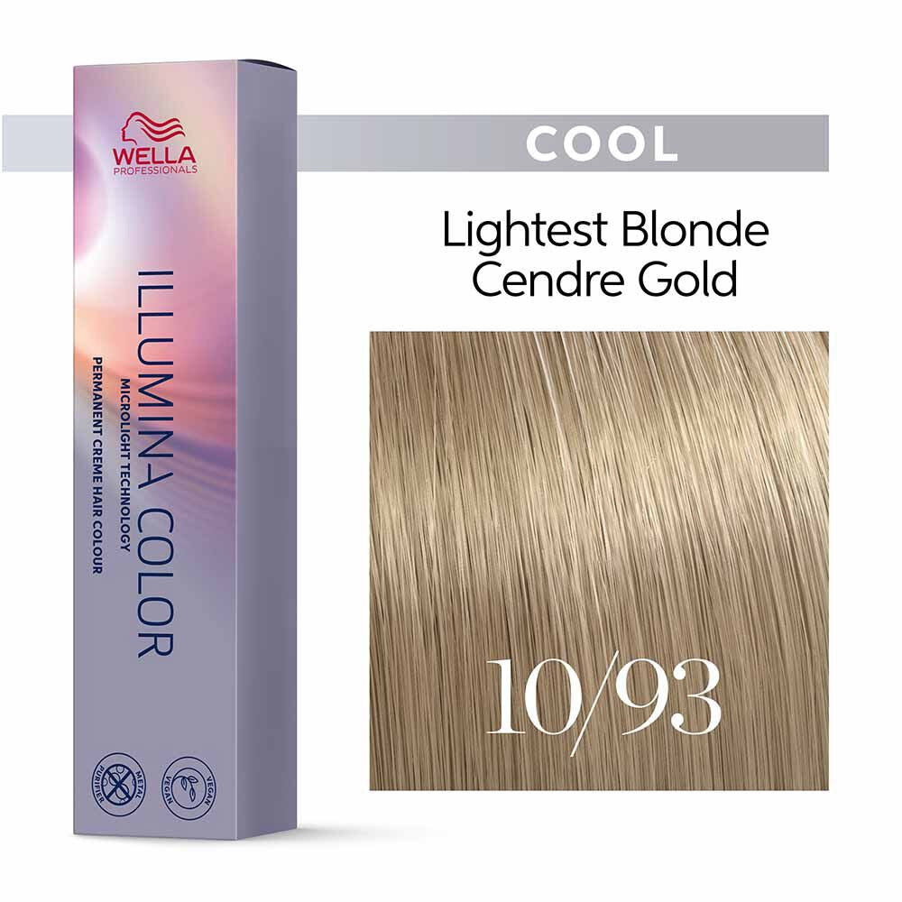 Wella Illumina Color 10/93 Biondo Platino Cendré Dorato 60ml -