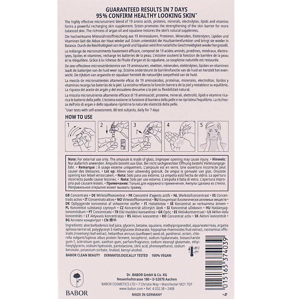 Babor Ampoule Concentrates Nutri Restore 7x2ml - ampolle concentrate nutrienti