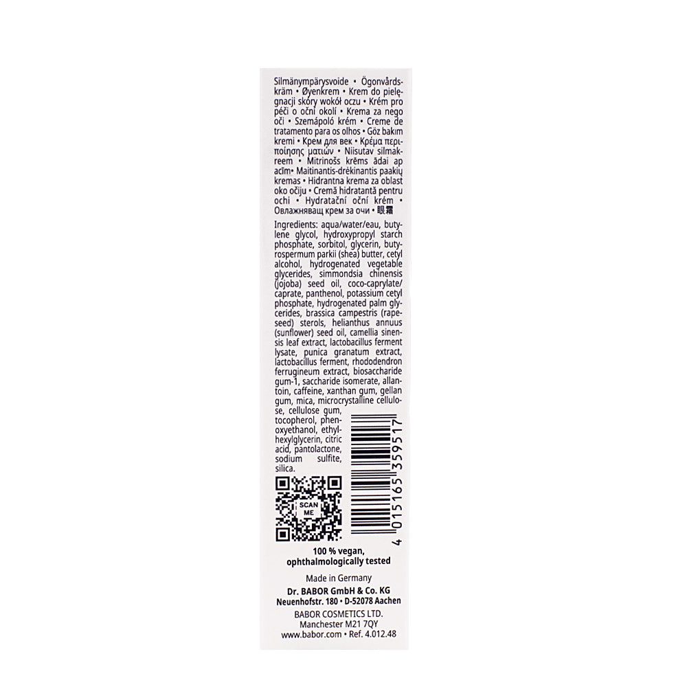 Babor Skinovage Moisturizing Eye Gel-Cream 15ml - crema contorno occhi idratante