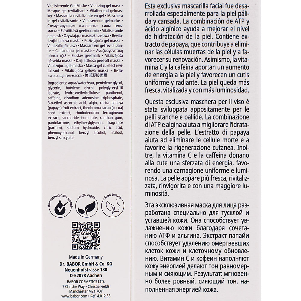 Babor Skinovage Vitalizing Mask 50ml - maschera viso rivitalizzante