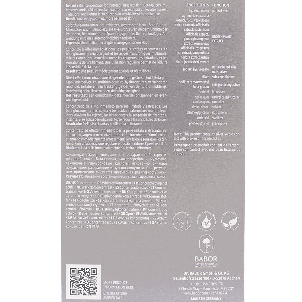 Babor Doctor Babor Sensitive Instant Soothing Ampoule Serum Concentrate 7x2ml