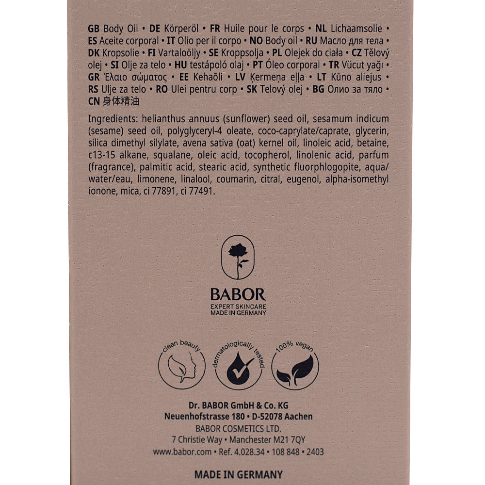 Babor Spa Soul & Body Shimmer Oil Grounding 100ml
