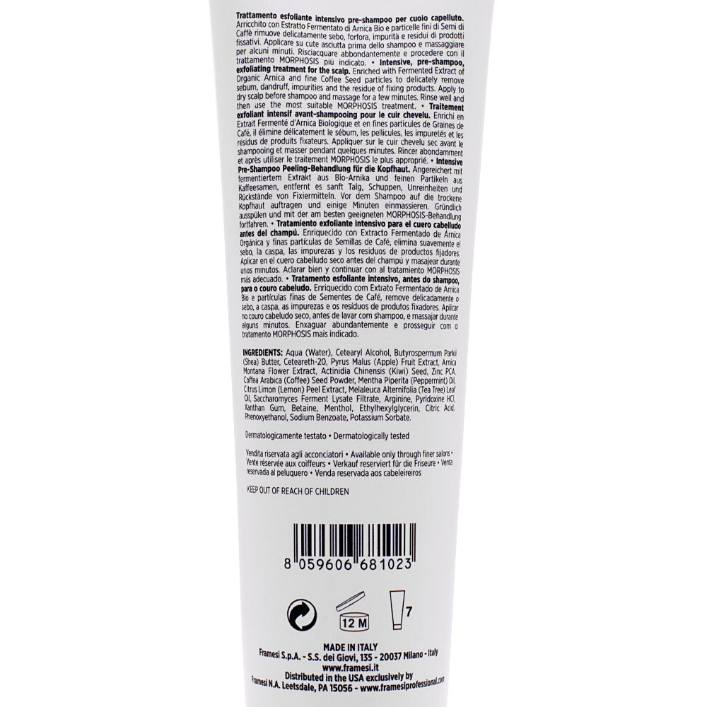 Framesi Morphosis Scalp Exfoliate 150ml - scrub esfoliante pre-shampoo