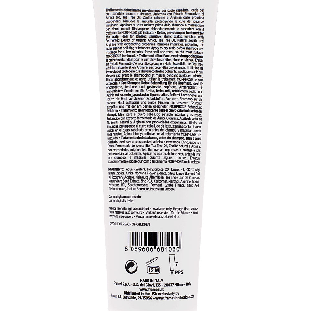 Framesi Morphosis Scalp Detox Essence 150ml - trattamento detox per-shampoo