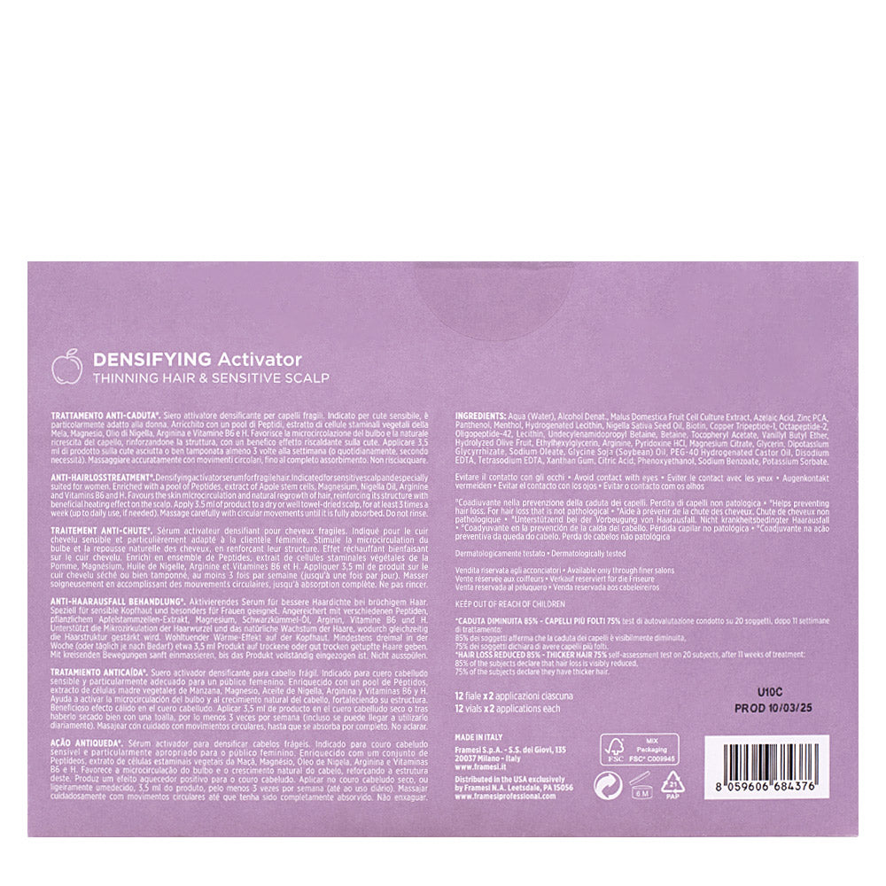 Framesi Morphosis Densifying Activator 12x7ml - trattamento attivatore anticaduta